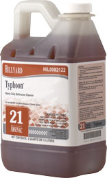 Hillyard Arsenal Typhoon 1/2
Gal
FOR REMOVAL OF HARD WATER
DEPOSITS 1/2 GAL