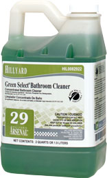 Hillyard Arsenal Green Select
Bathroom 1/2 Gal
