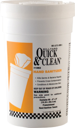 Quick & Clean® Hand Sanitizer Wipes