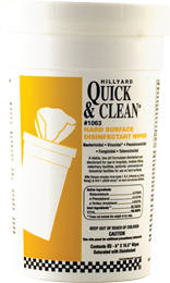 Hillyard Wipe Q&amp;C Hard Surface Disinfectant 65