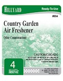 Label Ready to use Arsenal® #804 COUNNTRY  GARDEN AIR FRESHENER