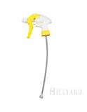 Chemical Resistant Trigger Sprayer 9 7/8in. L-Tube Yellow/White